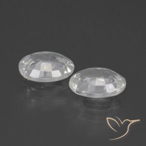 Shop natural 2.39ct Blanc Zircon gems, ovale, from Cambodge at GemSelect. In stock, global shipping!