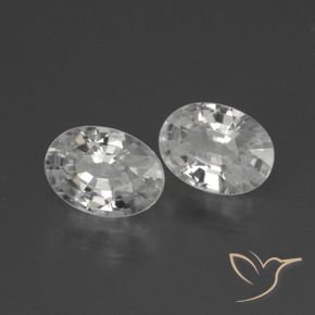 Shop natural 2.26ct Blanc Zircon gems, ovale, from Cambodge at GemSelect. In stock, global shipping!