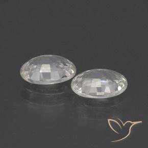 Shop natural 2.25ct Blanc Zircon gems, ovale, from Cambodge at GemSelect. In stock, global shipping!