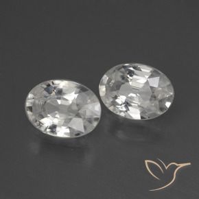 Shop natural 2.24ct Blanc Zircon gems, ovale, from Cambodge at GemSelect. In stock, global shipping!