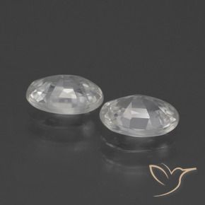 Shop natural 2.24ct Blanc Zircon gems, ovale, from Cambodge at GemSelect. In stock, global shipping!