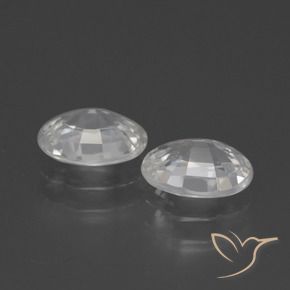 Shop natural 2.39ct Blanc Zircon gems, ovale, from Cambodge at GemSelect. In stock, global shipping!