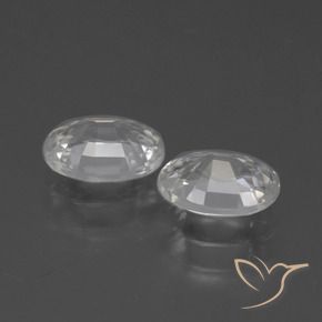 Shop natural 2.35ct Blanc chaud Zircon gems, ovale, from Cambodge at GemSelect. In stock, global shipping!
