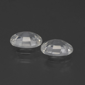 Achetez naturel 2,27ct blanc zircon gems, coupe ovale, en provenance cambodge chez gemselect. en stock, livraison internationale!