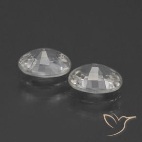 Shop natural 2.37ct Blanc chaud Zircon gems, ovale, from Cambodge at GemSelect. In stock, global shipping!