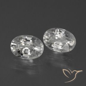 Shop natural 2.68ct Blanc Zircon gems, ovale, from Cambodge at GemSelect. In stock, global shipping!