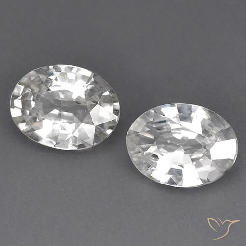 Shop natural 1.96ct Blanc Zircon gems, ovale, from Cambodge at GemSelect. In stock, global shipping!