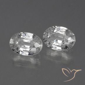 Shop natural 2.58ct Blanc clair Zircon gems, ovale, from Cambodge at GemSelect. In stock, global shipping!