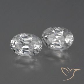 Shop natural 2.31ct Blanc clair Zircon gems, ovale, from Cambodge at GemSelect. In stock, global shipping!