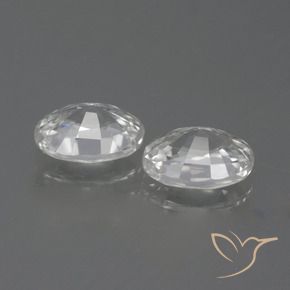 Shop natural 2.55ct Blanc Zircon gems, ovale, from Cambodge at GemSelect. In stock, global shipping!