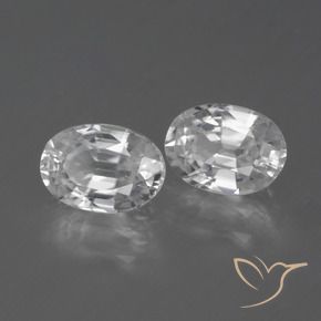 Shop natural 2.54ct Blanc Zircon gems, ovale, from Cambodge at GemSelect. In stock, global shipping!