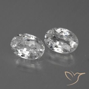 Shop natural 2.54ct Blanc clair Zircon gems, ovale, from Cambodge at GemSelect. In stock, global shipping!