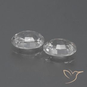 Shop natural 2.54ct Blanc clair Zircon gems, ovale, from Cambodge at GemSelect. In stock, global shipping!