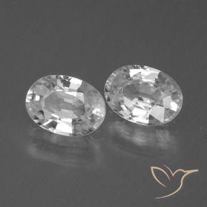 Shop natural 2.59ct Blanc Zircon gems, ovale, from Cambodge at GemSelect. In stock, global shipping!