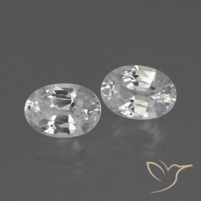 Shop natural 2.36ct Blanc Zircon gems, ovale, from Cambodge at GemSelect. In stock, global shipping!