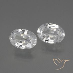 Shop natural 2.19ct Blanc Zircon gems, ovale, from Cambodge at GemSelect. In stock, global shipping!