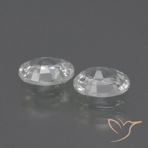 Shop natural 2.27ct Blanc Zircon gems, ovale, from Cambodge at GemSelect. In stock, global shipping!