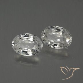 Shop natural 2.10ct Blanc Zircon gems, ovale, from Cambodge at GemSelect. In stock, global shipping!