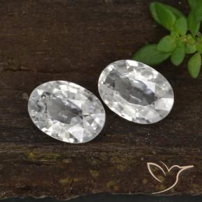 Shop natural 2.30ct Blanc Zircon gems, ovale, from Cambodge at GemSelect. In stock, global shipping!