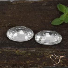 Shop natural 2.30ct Blanc Zircon gems, ovale, from Cambodge at GemSelect. In stock, global shipping!