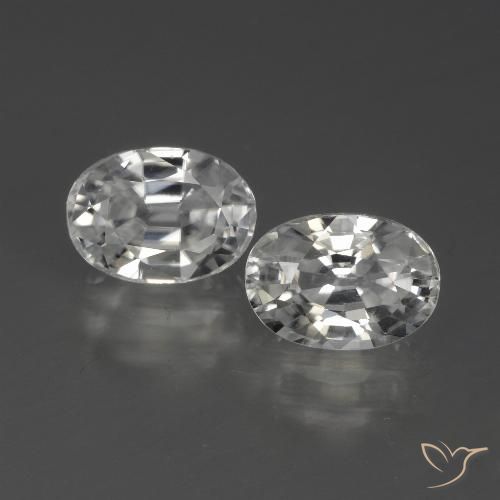 Shop natural 2.80ct Blanc Zircon gems, ovale, from Cambodge at GemSelect. In stock, global shipping!