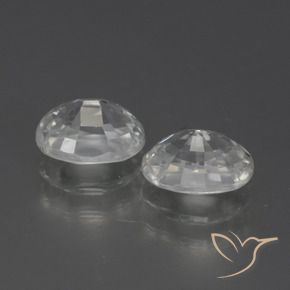 Shop natural 2.80ct Blanc Zircon gems, ovale, from Cambodge at GemSelect. In stock, global shipping!