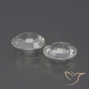 Shop natural 2.30ct Blanc Zircon gems, ovale, from Cambodge at GemSelect. In stock, global shipping!