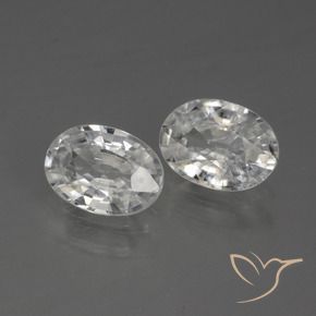 Shop natural 2.29ct Blanc Zircon gems, ovale, from Cambodge at GemSelect. In stock, global shipping!