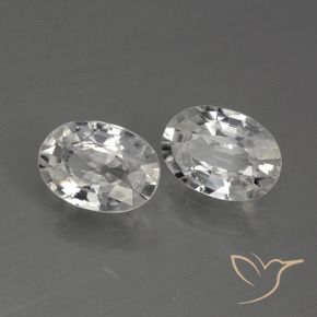 Shop natural 2.39ct Blanc Zircon gems, ovale, from Cambodge at GemSelect. In stock, global shipping!