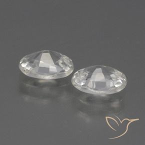 Shop natural 2.15ct Blanc Zircon gems, ovale, from Cambodge at GemSelect. In stock, global shipping!