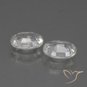 Shop natural 2.28ct Blanc Zircon gems, ovale, from Cambodge at GemSelect. In stock, global shipping!