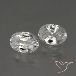 Shop natural 2.48ct Blanc Zircon gems, ovale, from Cambodge at GemSelect. In stock, global shipping!
