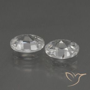 Shop natural 2.48ct Blanc Zircon gems, ovale, from Cambodge at GemSelect. In stock, global shipping!