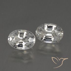Shop natural 2.50ct Blanc Zircon gems, ovale, from Cambodge at GemSelect. In stock, global shipping!