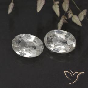 Shop natural 2.09ct Blanc Zircon gems, ovale, from Cambodge at GemSelect. In stock, global shipping!