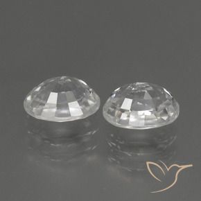 Shop natural 3.02ct Blanc Zircon gems, ovale, from Cambodge at GemSelect. In stock, global shipping!