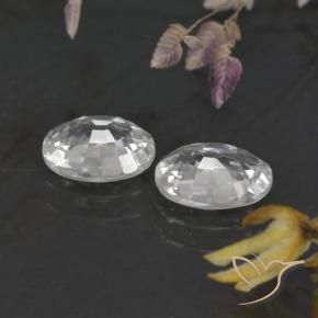 Shop natural 2.28ct Blanc Zircon gems, ovale, from Cambodge at GemSelect. In stock, global shipping!