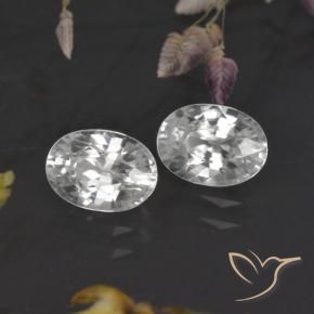 Shop natural 2.63ct Blanc Zircon gems, ovale, from Cambodge at GemSelect. In stock, global shipping!