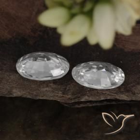 Shop natural 2.08ct Blanc Zircon gems, ovale, from Cambodge at GemSelect. In stock, global shipping!