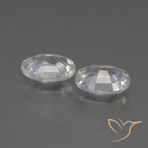 Shop natural 2.06ct Blanc Zircon gems, ovale, from Cambodge at GemSelect. In stock, global shipping!