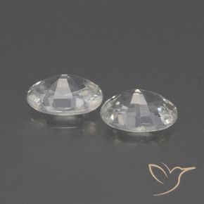Shop natural 2.32ct Blanc Zircon gems, ovale, from Cambodge at GemSelect. In stock, global shipping!