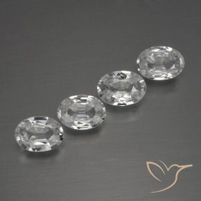 Shop natural 3.99ct Blanc clair Zircon gems, ovale, from Cambodge at GemSelect. In stock, global shipping!