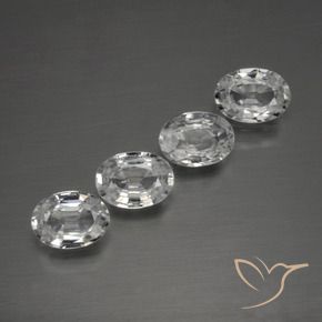 Shop natural 4.39ct Blanc clair Zircon gems, ovale, from Cambodge at GemSelect. In stock, global shipping!
