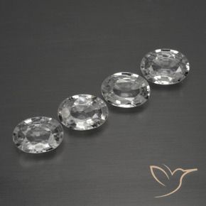Shop natural 4.11ct Blanc clair Zircon gems, ovale, from Cambodge at GemSelect. In stock, global shipping!