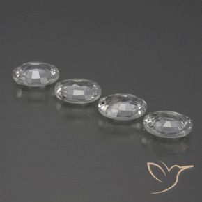 Shop natural 4.11ct Blanc clair Zircon gems, ovale, from Cambodge at GemSelect. In stock, global shipping!