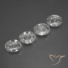 Shop natural 4.16ct Blanc clair Zircon gems, ovale, from Cambodge at GemSelect. In stock, global shipping!
