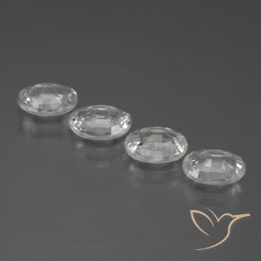 Shop natural 4.16ct Blanc clair Zircon gems, ovale, from Cambodge at GemSelect. In stock, global shipping!