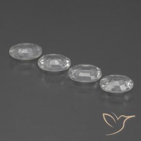 Shop natural 4.17ct Blanc clair Zircon gems, ovale, from Cambodge at GemSelect. In stock, global shipping!