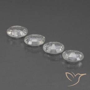 Shop natural 4.03ct Blanc clair Zircon gems, ovale, from Cambodge at GemSelect. In stock, global shipping!