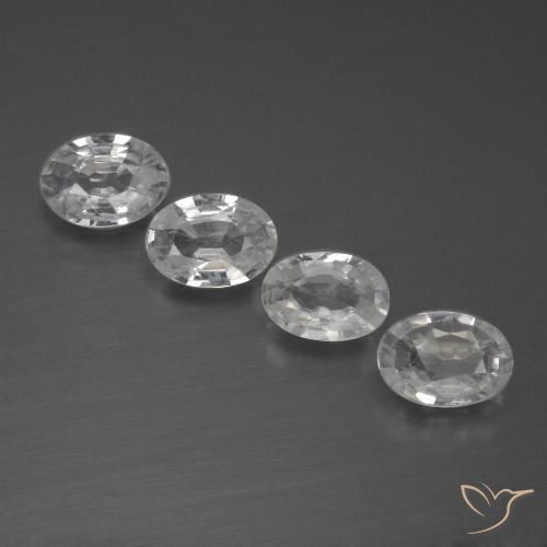 Shop natural 3.66ct Blanc clair Zircon gems, ovale, from Cambodge at GemSelect. In stock, global shipping!